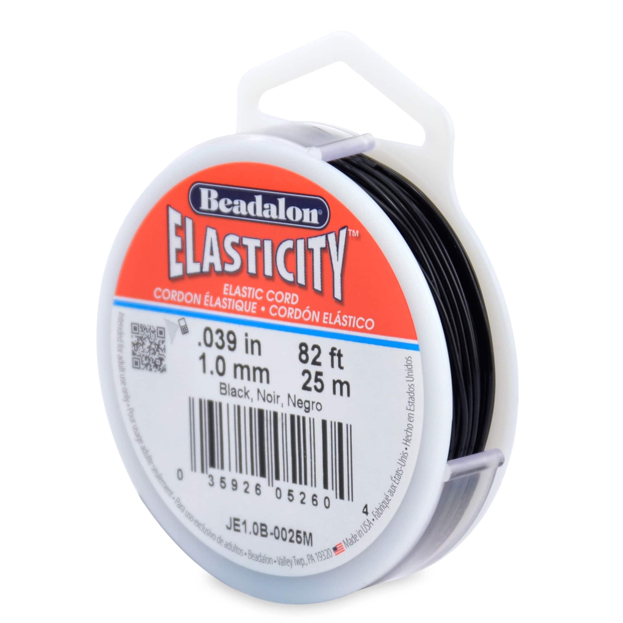 Beadalon® Elasticity™ 1mm Stretch Cord
